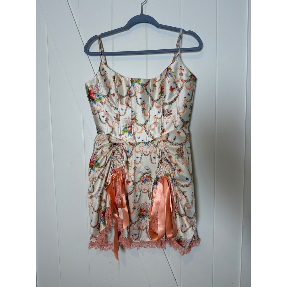 Sugar Thrillz Corset Dress Womens Large Lush Opulence Marie Antoinette Dollskill
